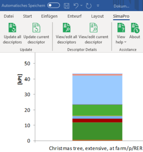SimaPro Report Maker Add-on for MS word and excel