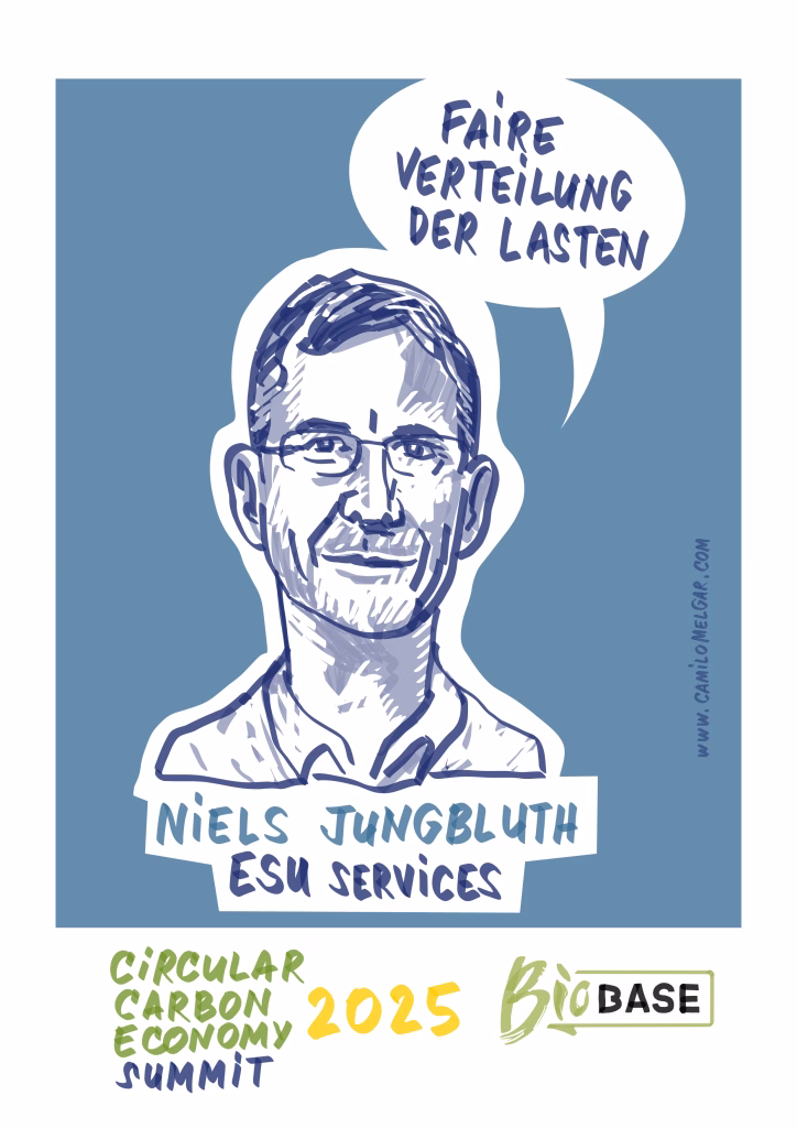 Niels Jungbluth auf dem Circular Carbon Economy Summit