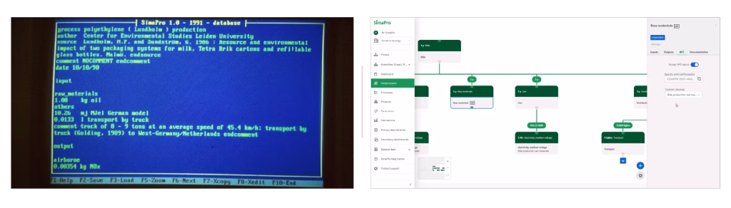 LCA software support ecodesign